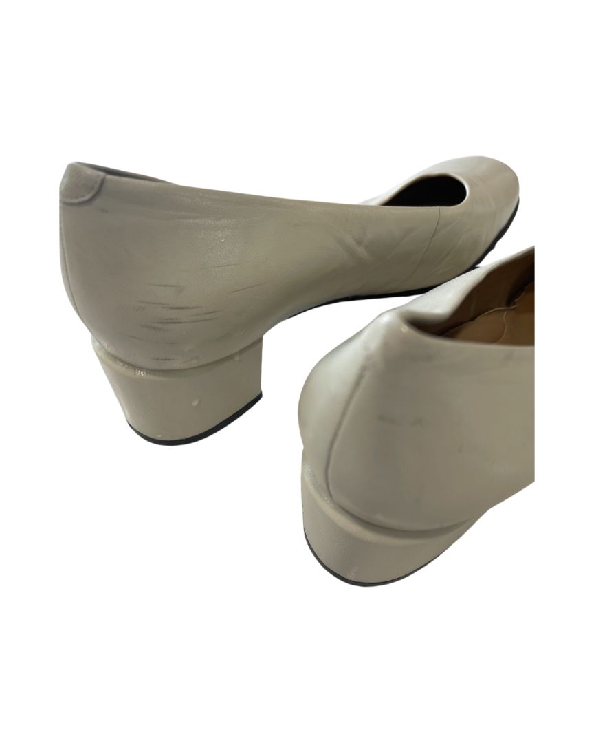 Andrew Geller Magic Vintage Nude Chunky Heel