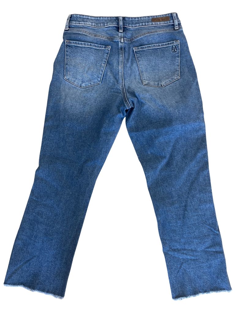 Articles of Society Blue Jeans 27 Straight Leg with Frayed Hem