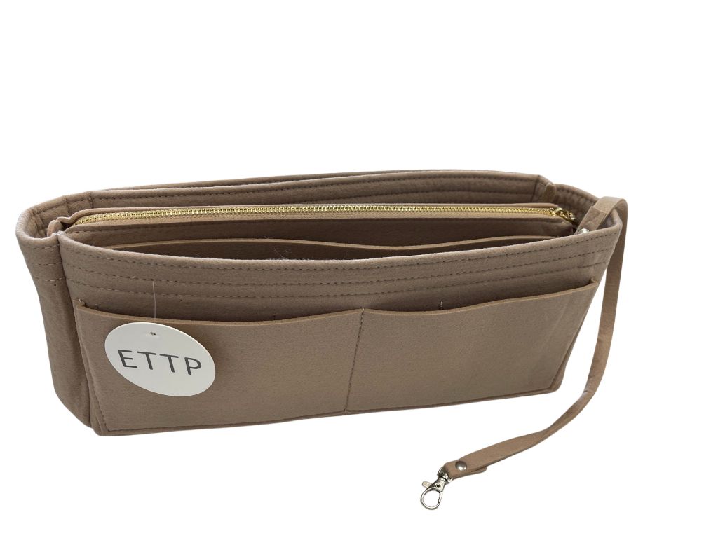 ETTP Beige Purse Organizer Insert - Large