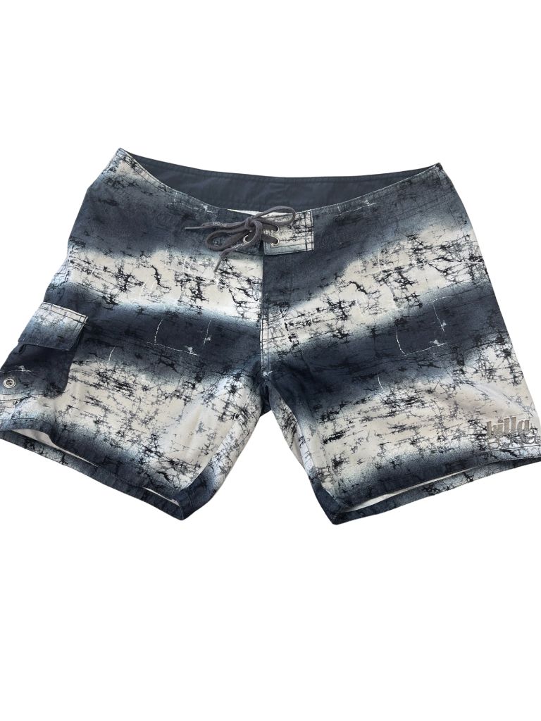 Billabong Grey/White Patterened Swim Shorts