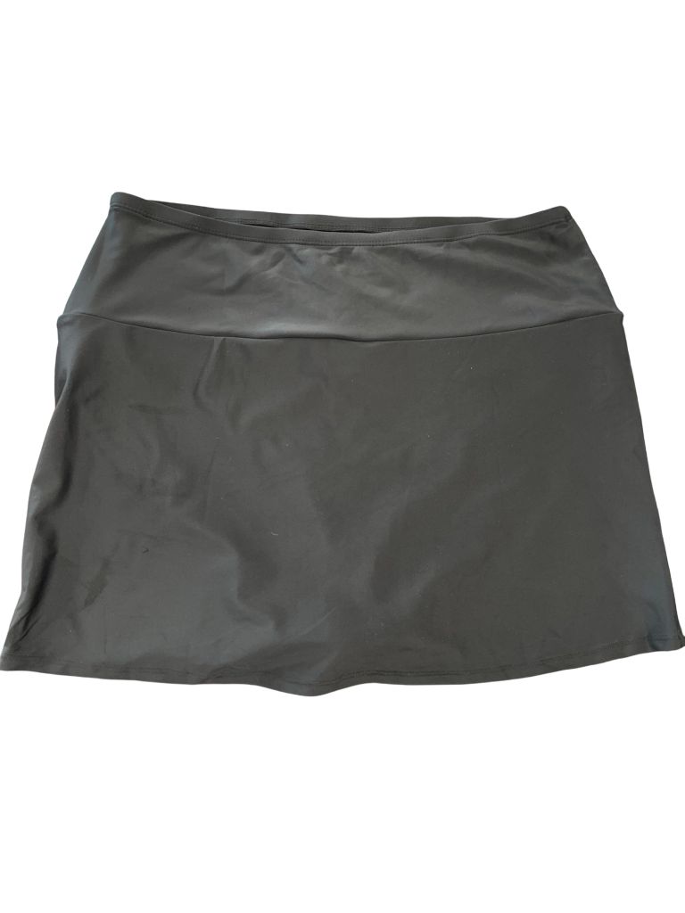 Black Swim Skirt Bottom (L)