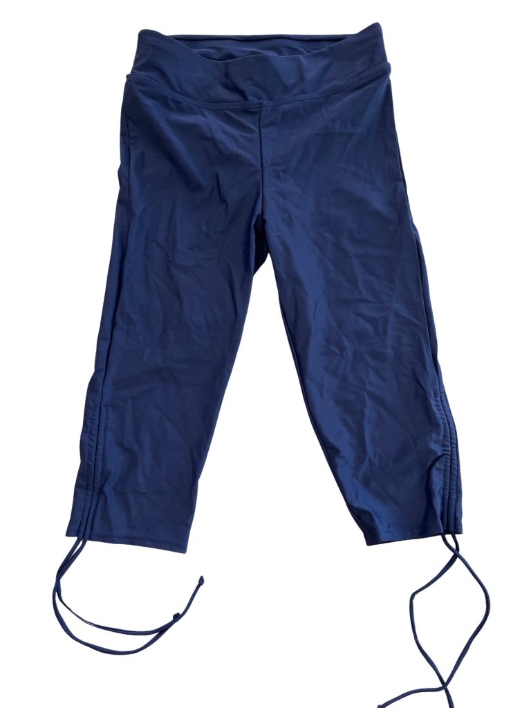 Blue Swim Capri Pants