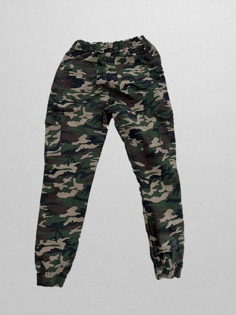 Dark Green Camo Jogger Pants (S)