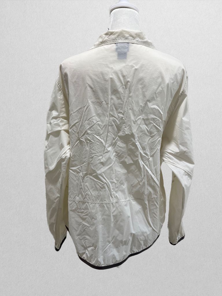 Champion White Full Zip Light Windbreaker