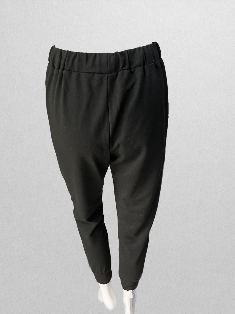 Black Jogger Sweatpants with Drawstring (S)