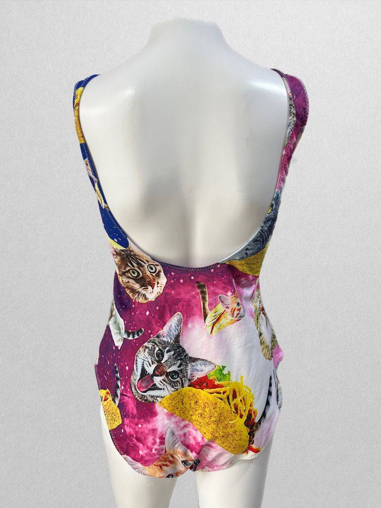Taco Cat Galaxy One Piece Swimsuit