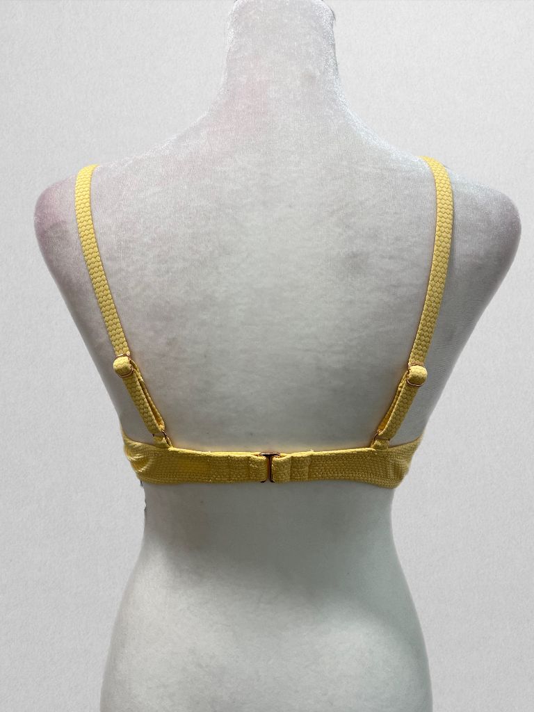 Shade and Shore Yellow Swim Top (36B)