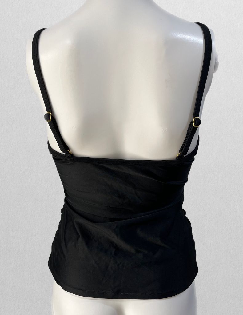 Mycoco Black Tankini Twist Swim Top