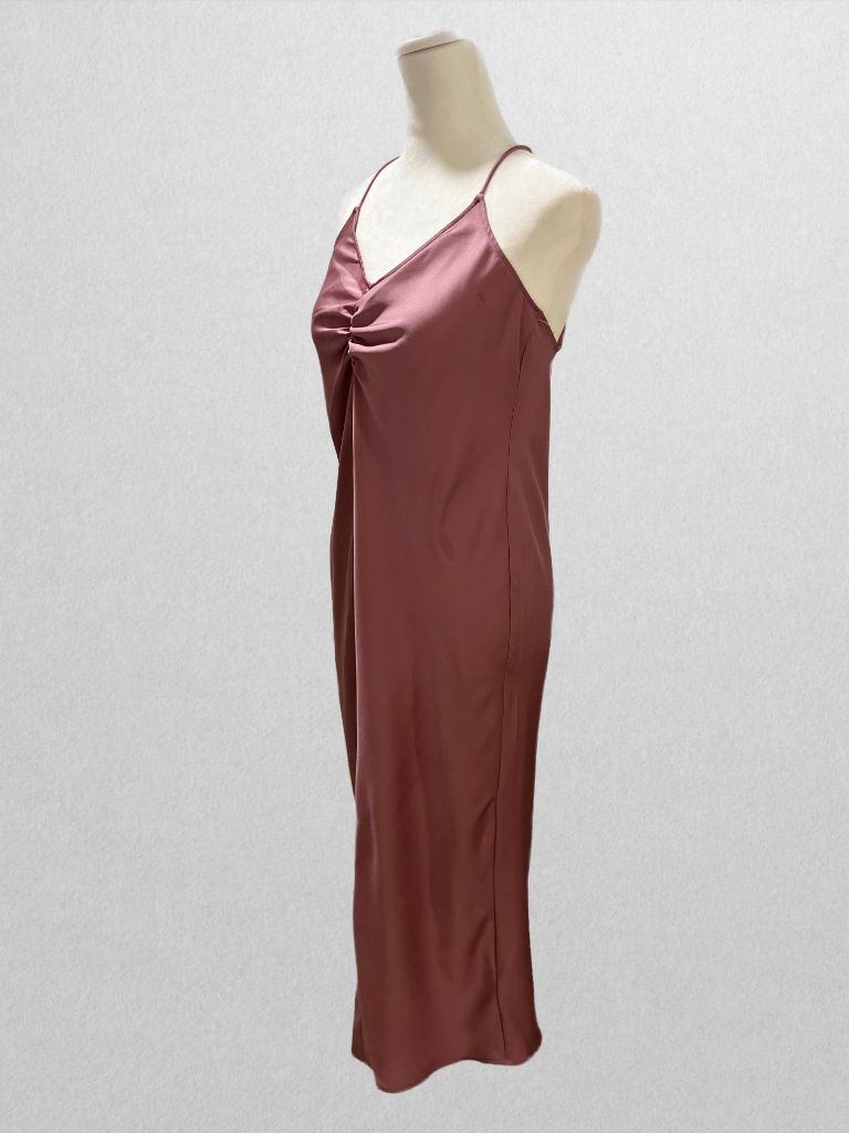 Daily Ritual Purple Georgette Dress