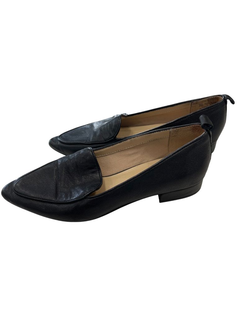 Franco Sarto Black Pointed Toe 'Studio' Flat