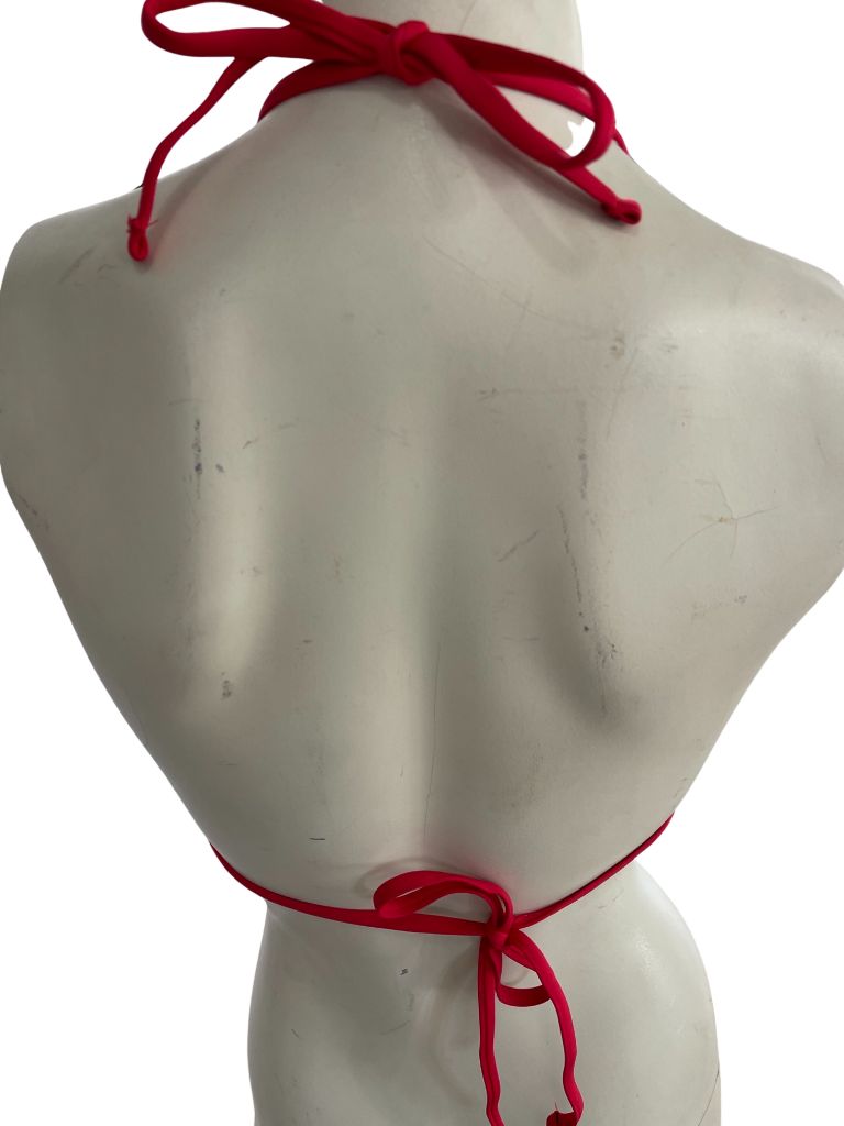 Hurley Red Standard Solid Itsy Bitsy Bikini Top