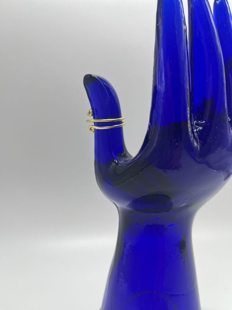 Minimal Gold Wire Ring Size 5.5 | Handcrafted