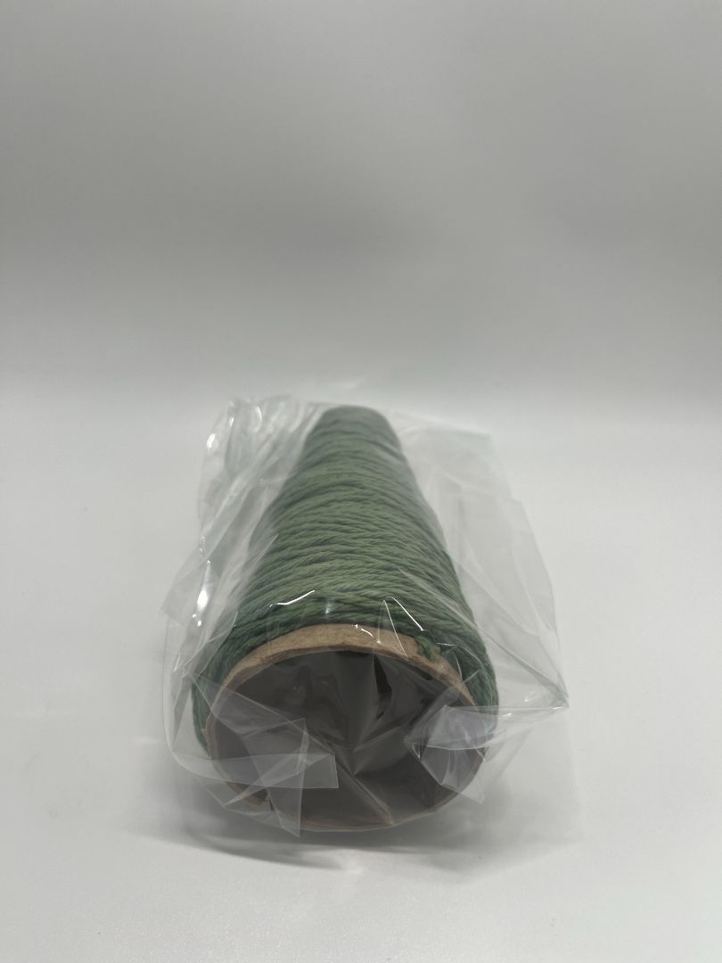 Green Crochet Thread Yarn Cone