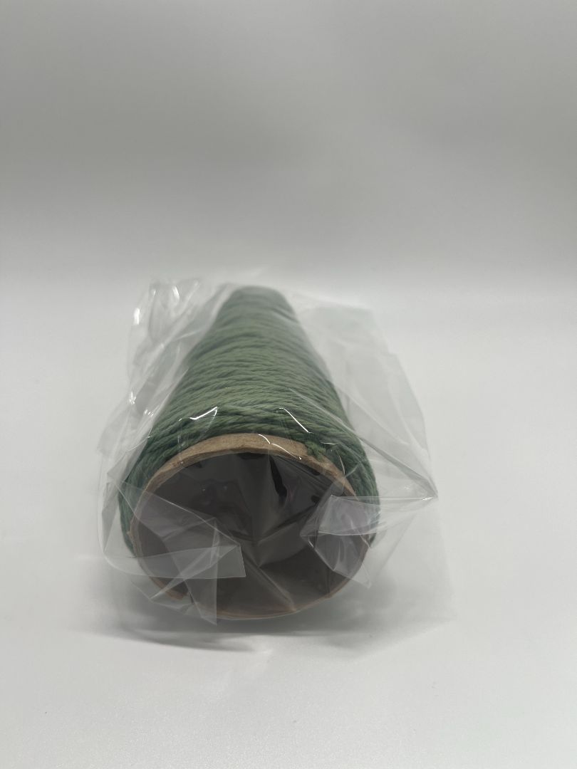 Green Crochet Thread Yarn Cone