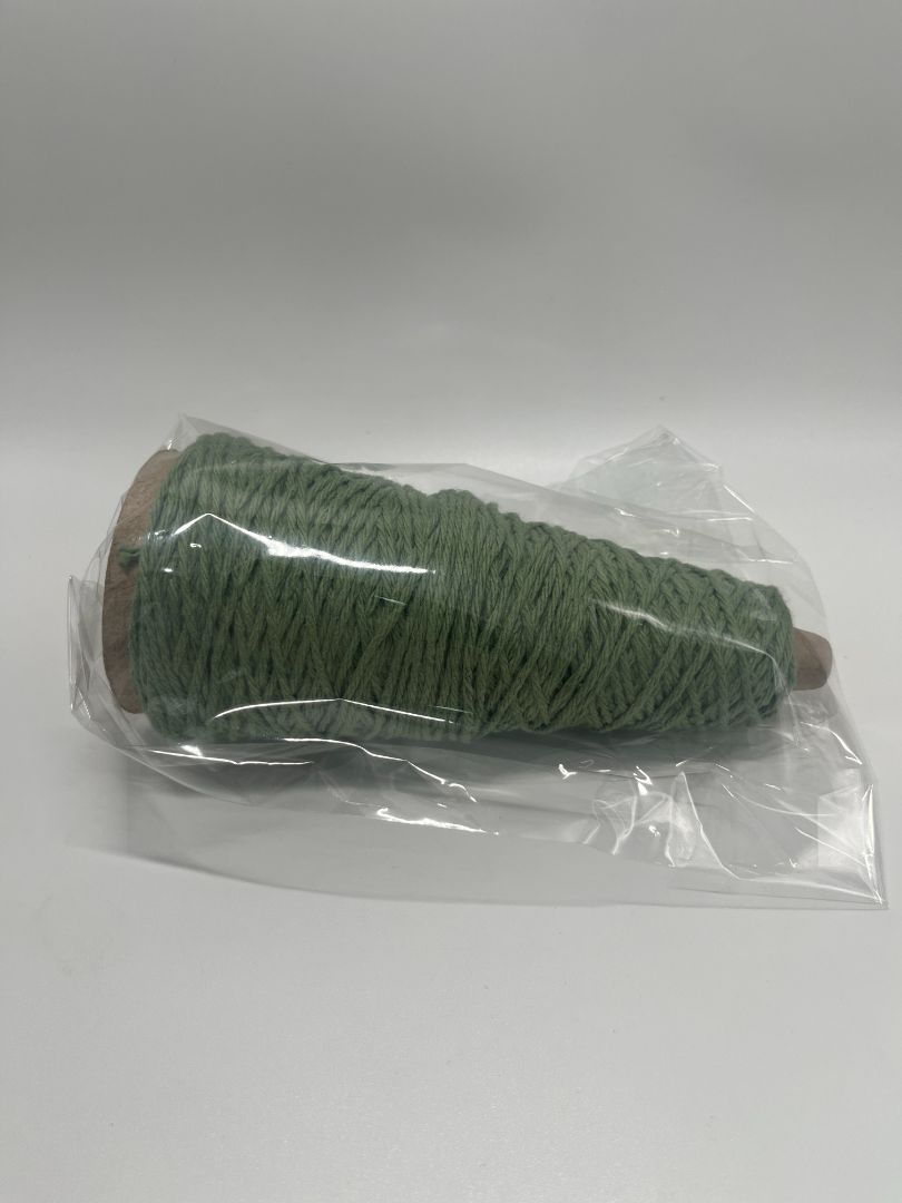 Green Crochet Thread Yarn Cone