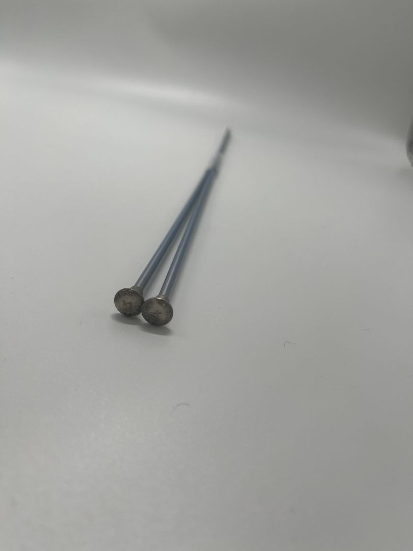 Zephr Grey Size 6 Knitting Needles
