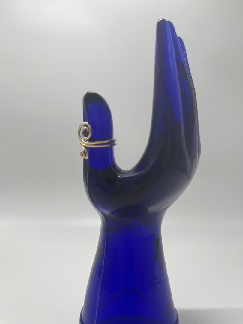 Spiral Ring Size 6 | Gold