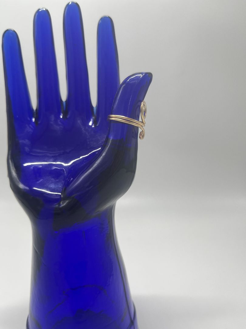 Spiral Ring Size 6 | Gold