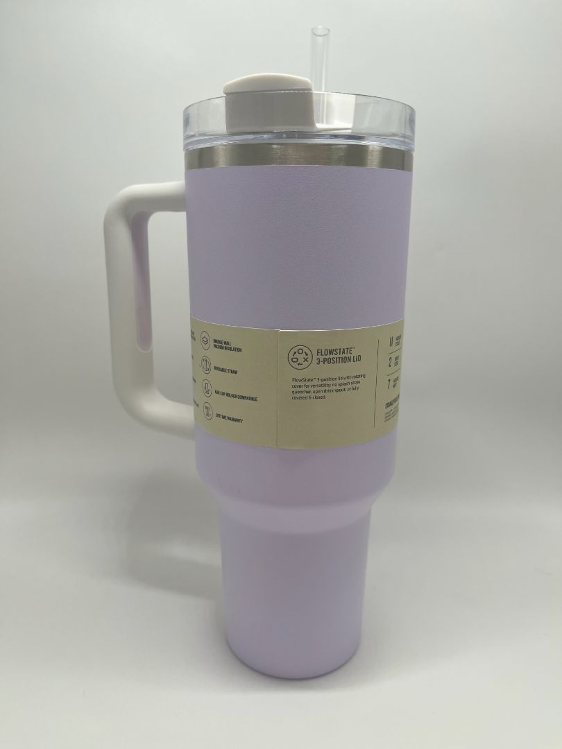 Stanley 40oz Wisteria The Flowstate Quencher H2.0 Tumbler Limited Edition Color