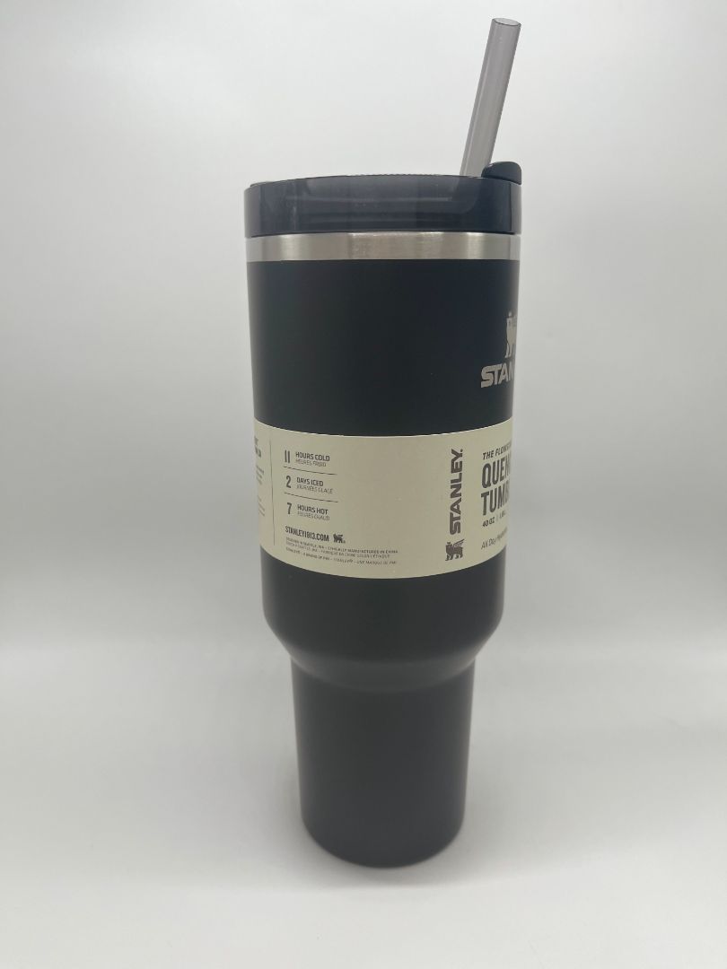 Stanley 40oz Black The Flowstate Quencher H2.0 Tumbler NIB