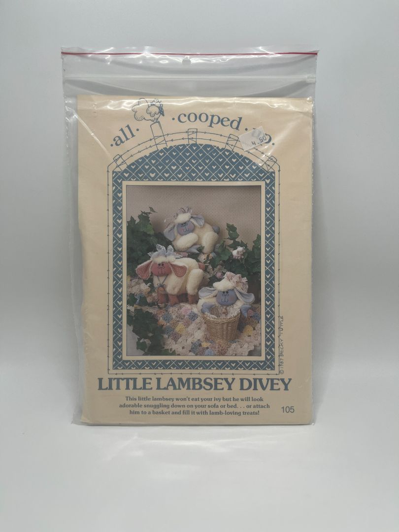 Vintage All Cooped Up "Little Lambsey Divey" Sewing Pattern