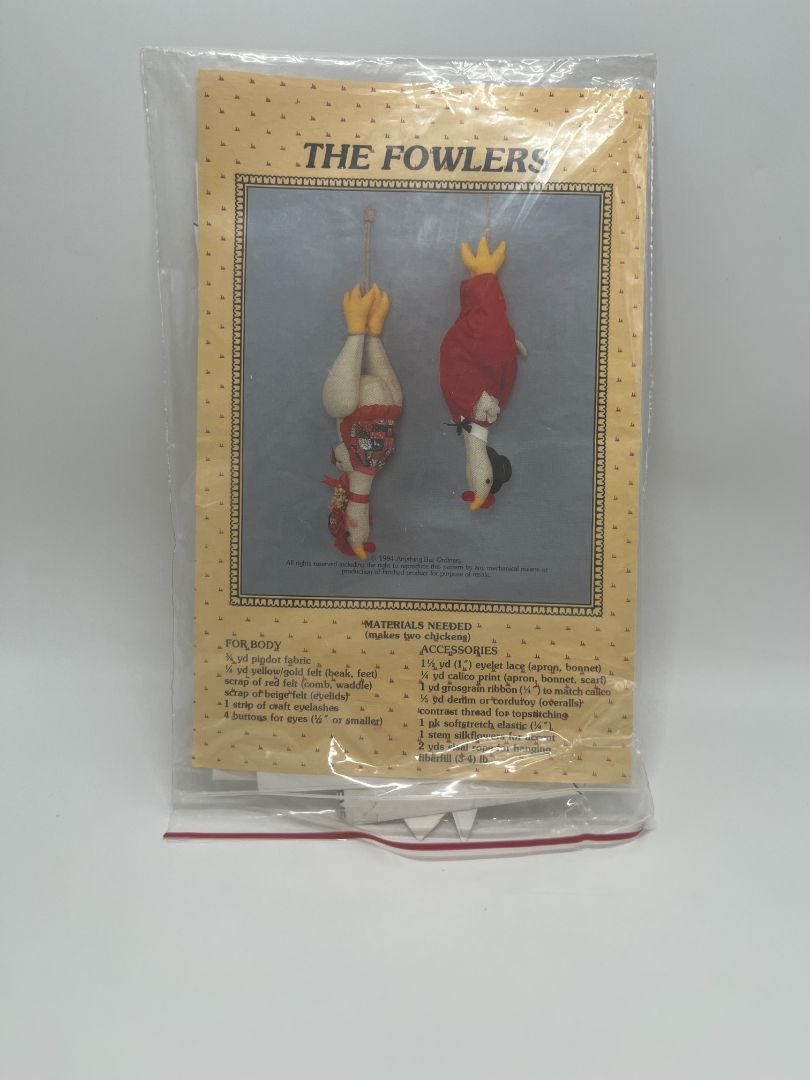 Vintage Anything But Ordinary The Fowlers #117 PRECUT Sewing Pattern