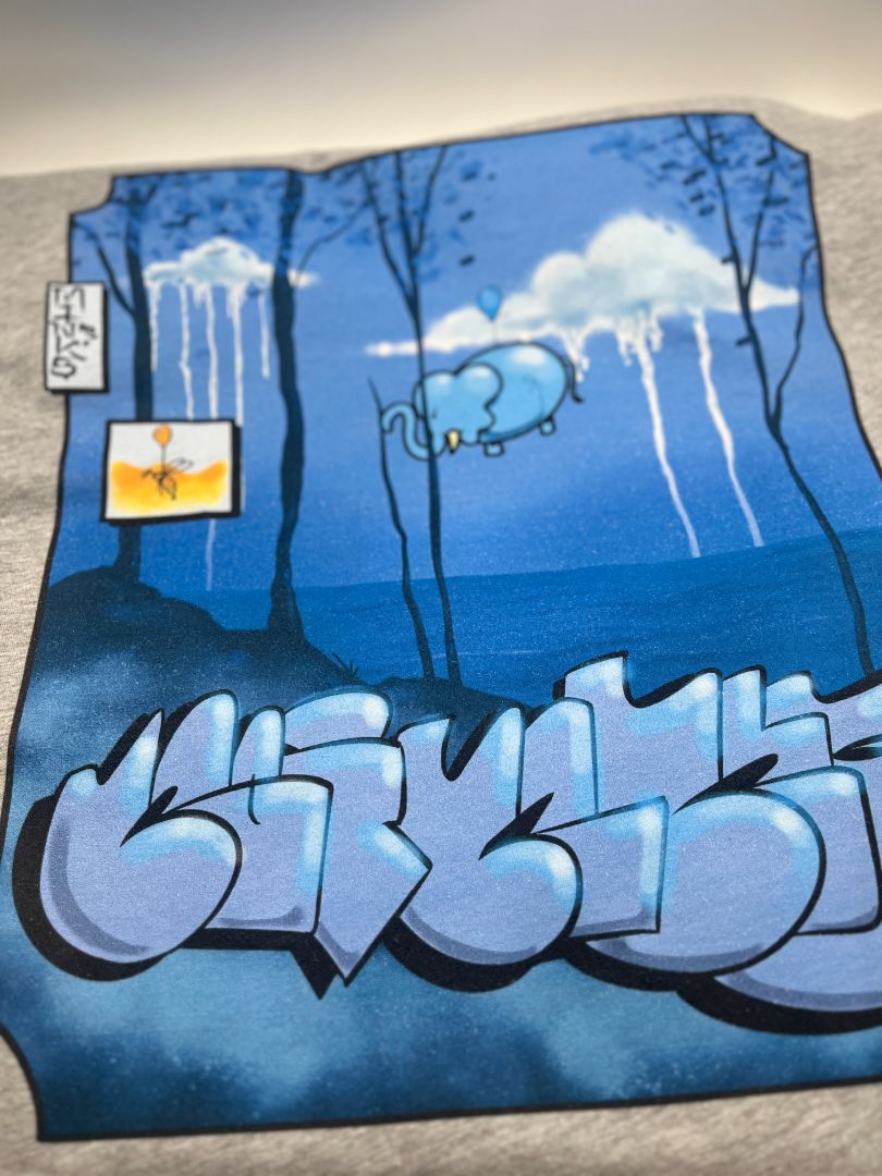 Custom Artwork Graphic T-Shirt by Minkser (L)