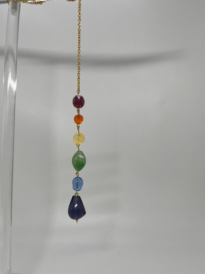 LGBTQ+ Pride Gold Beaded Car Charm & Accessory | Handmade