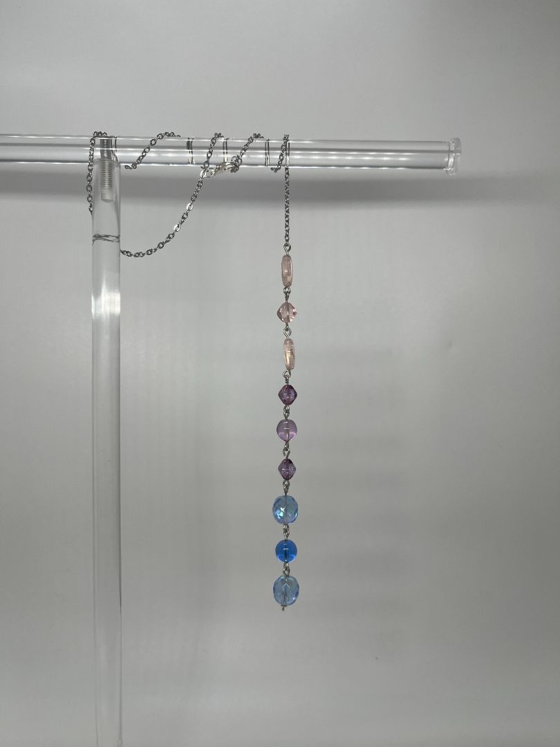 LGBTQ+ Pride Bisexual Flag Car Charm & Accessory | Silver | Handmade