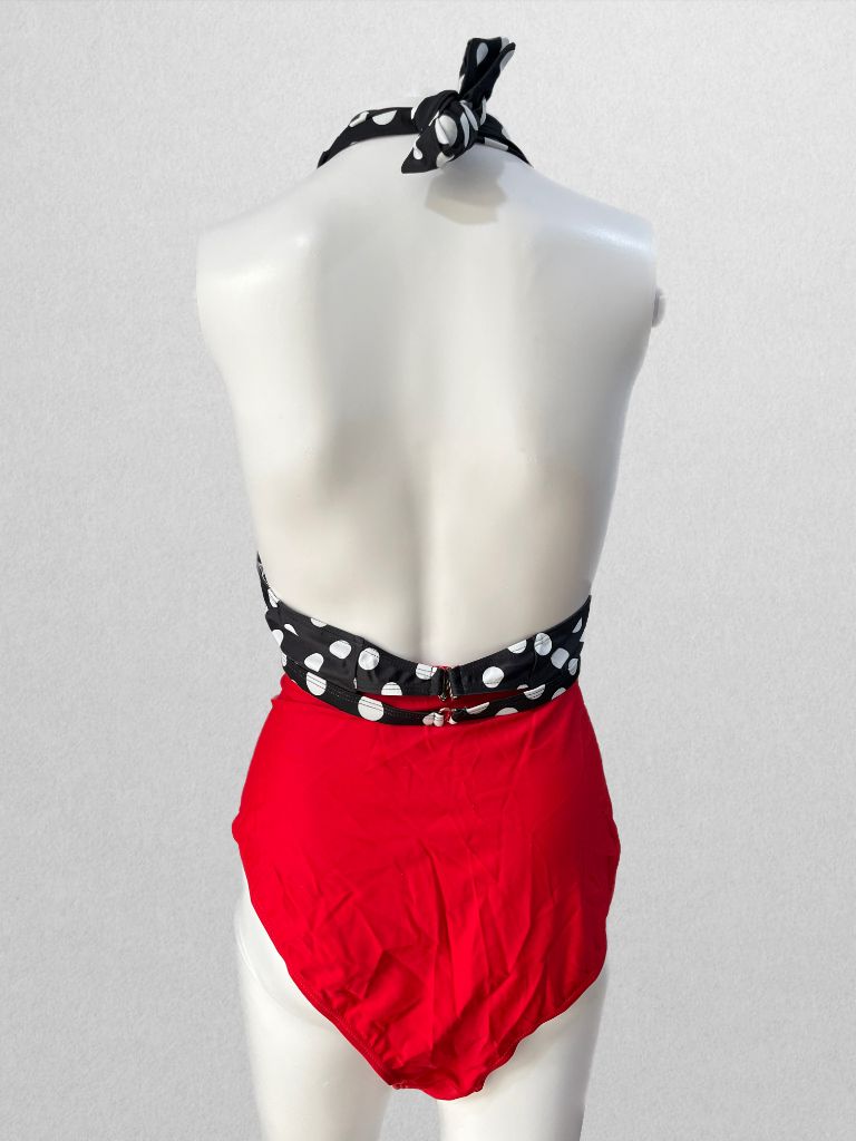 In'Voland Black/White/Red 2 Piece Swim