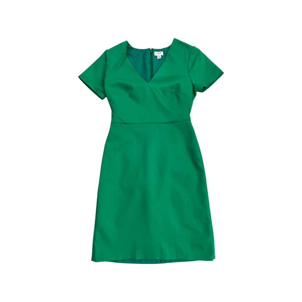 J. Crew Green Bodycon Dress