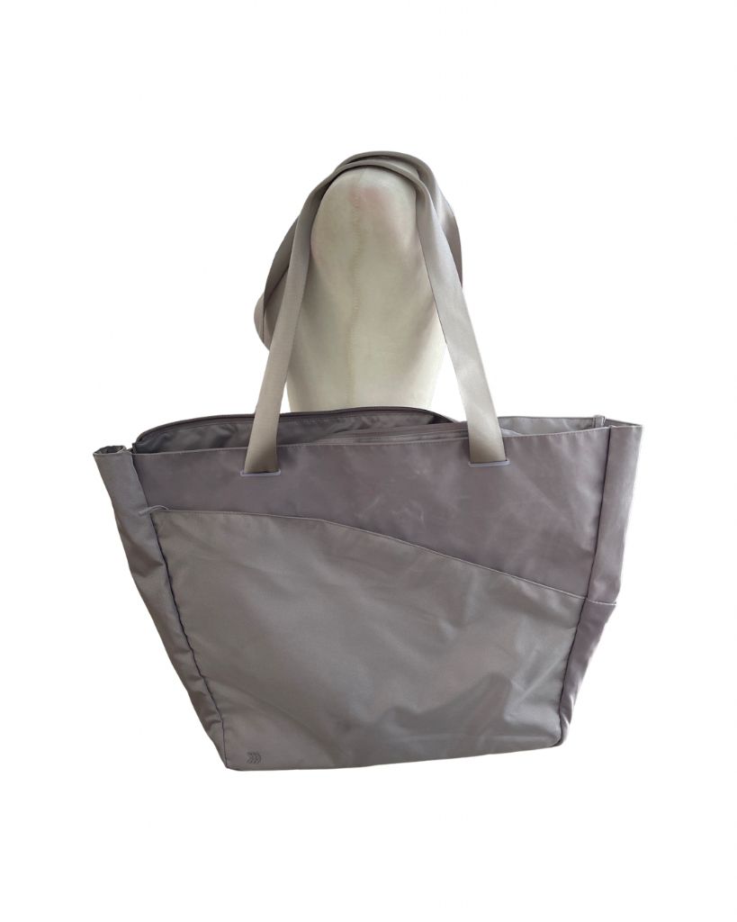Large Purple Zip Up Tote Bag