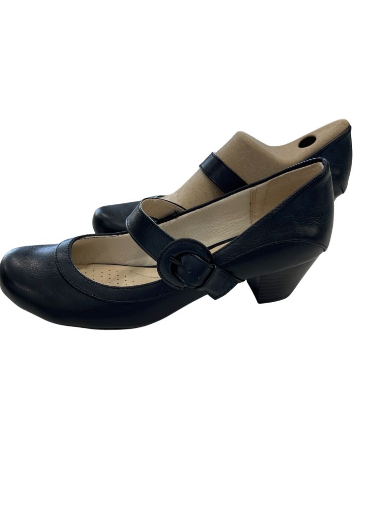 Lifestride Black Rozz Mary Jane Heel