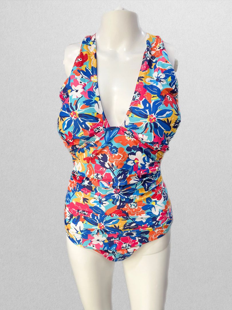 Daci Blue Floral One-Piece Swimsuit