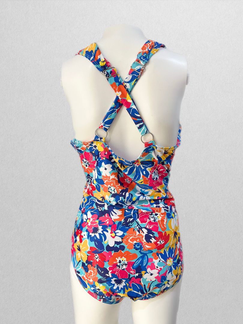 Daci Blue Floral One-Piece Swimsuit