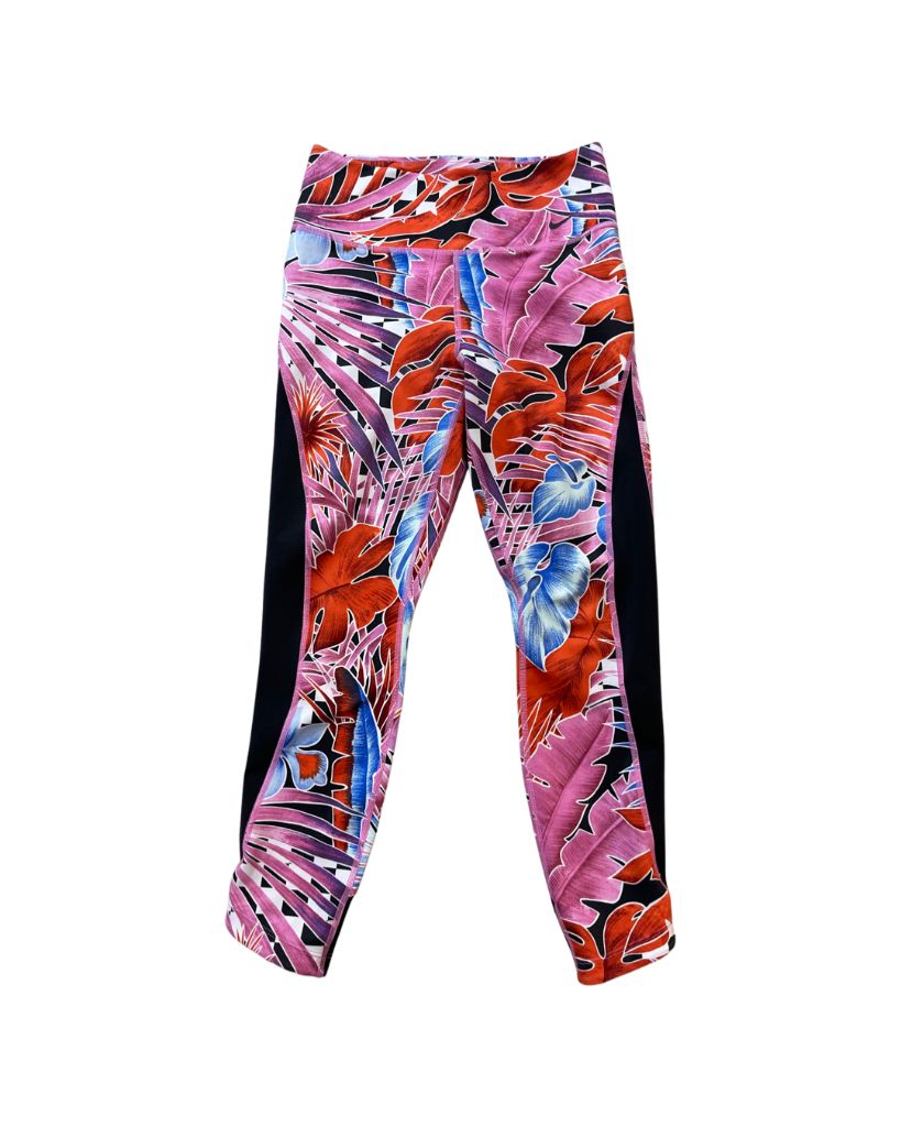 Nike Dri-Fit Pink/Red Palm Multicolor Active Leggings