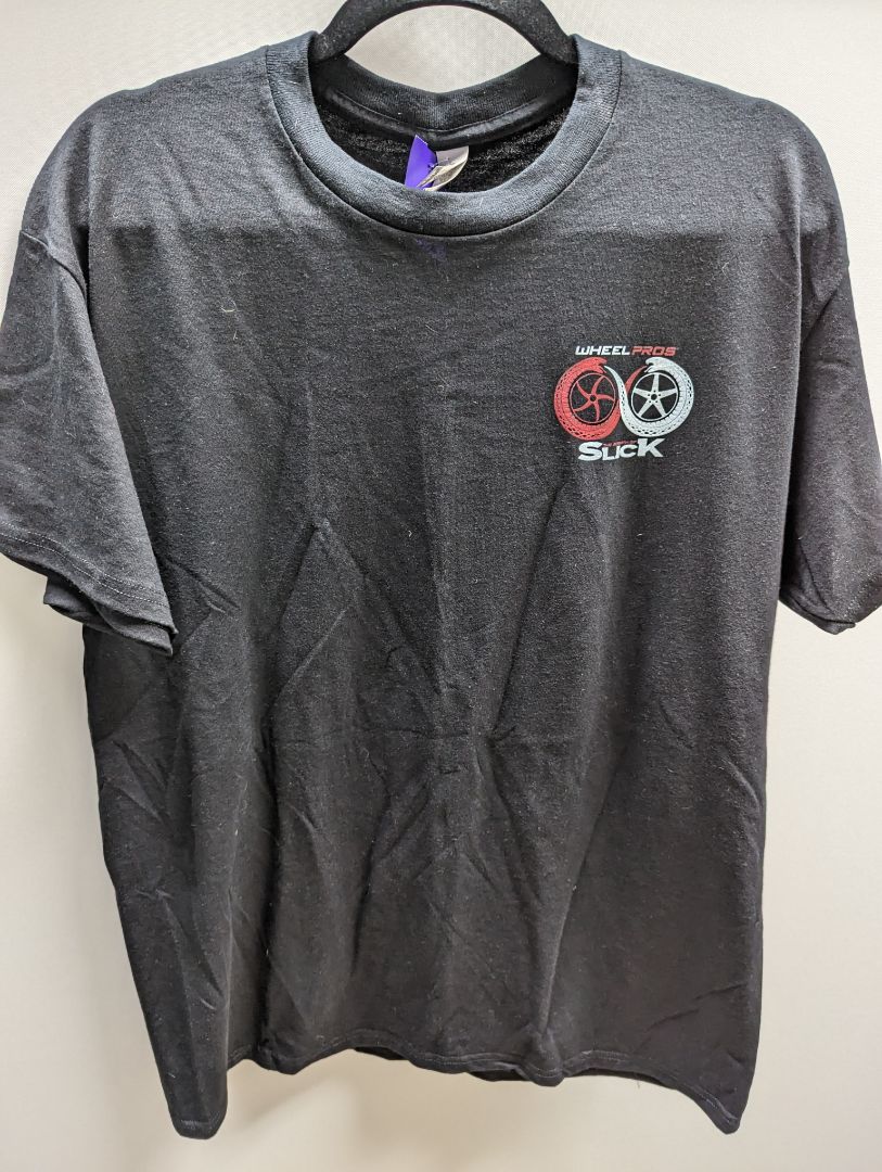 Gildan Black Short Sleeve 'Wheel Pros' Tee