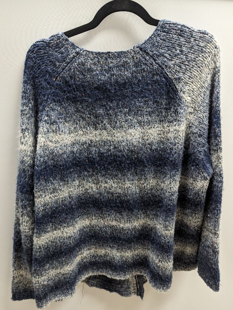 NEEDLEWORKS Avenue by Design Blue/White Sweater