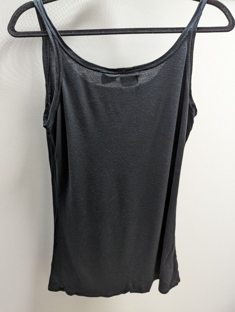 Nicole by Nicole Miller Long Black Tank Top