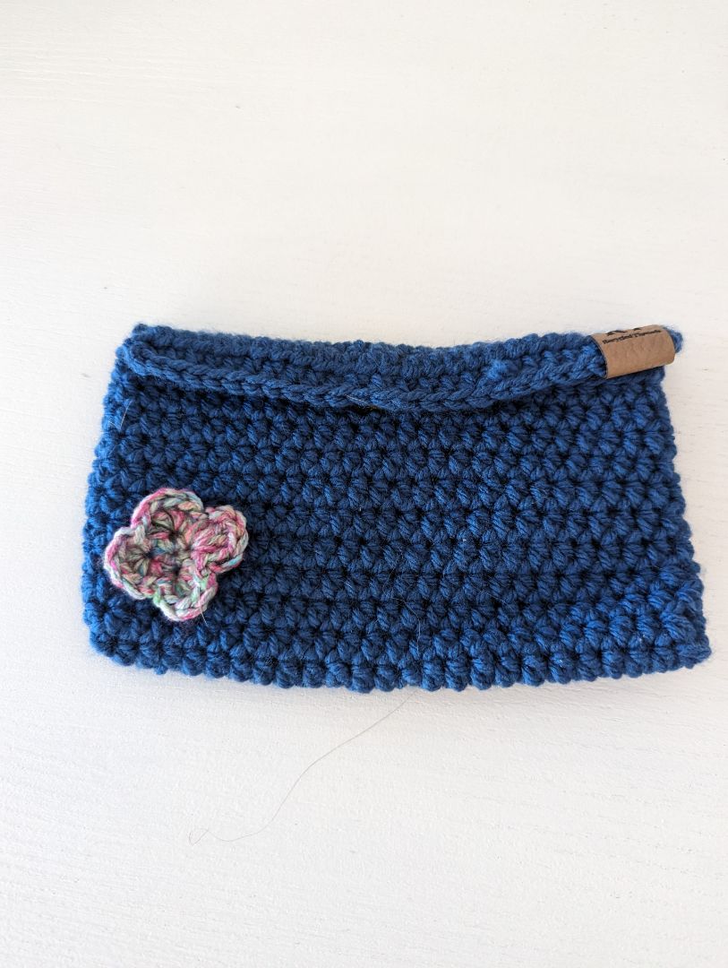 Recycled Threads Blue Coin Purse