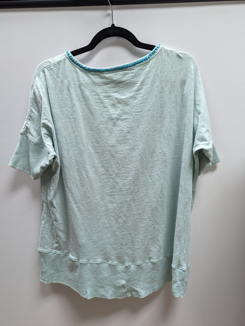 Sundance Green Embroidered Blouse