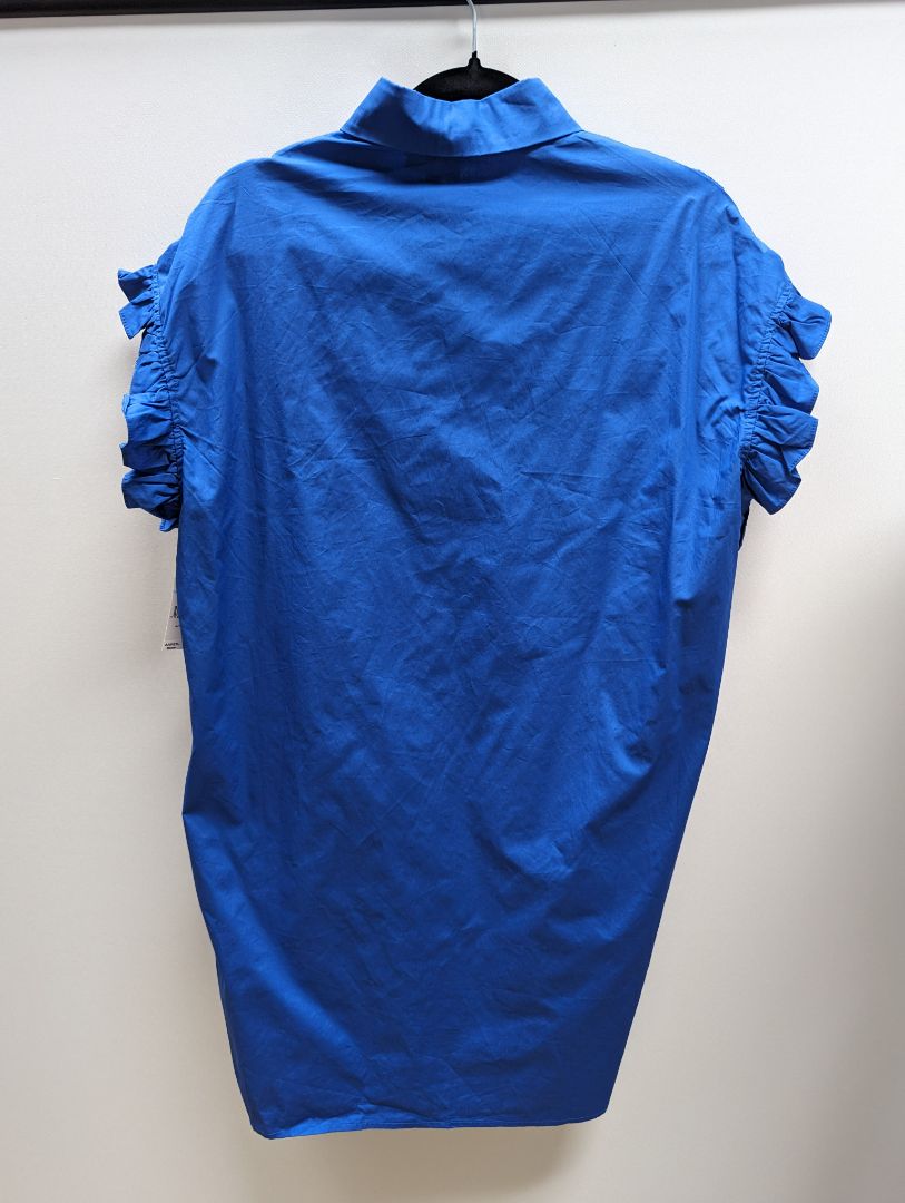 Lilli Sidonio Blue Shirt Button Up Dress