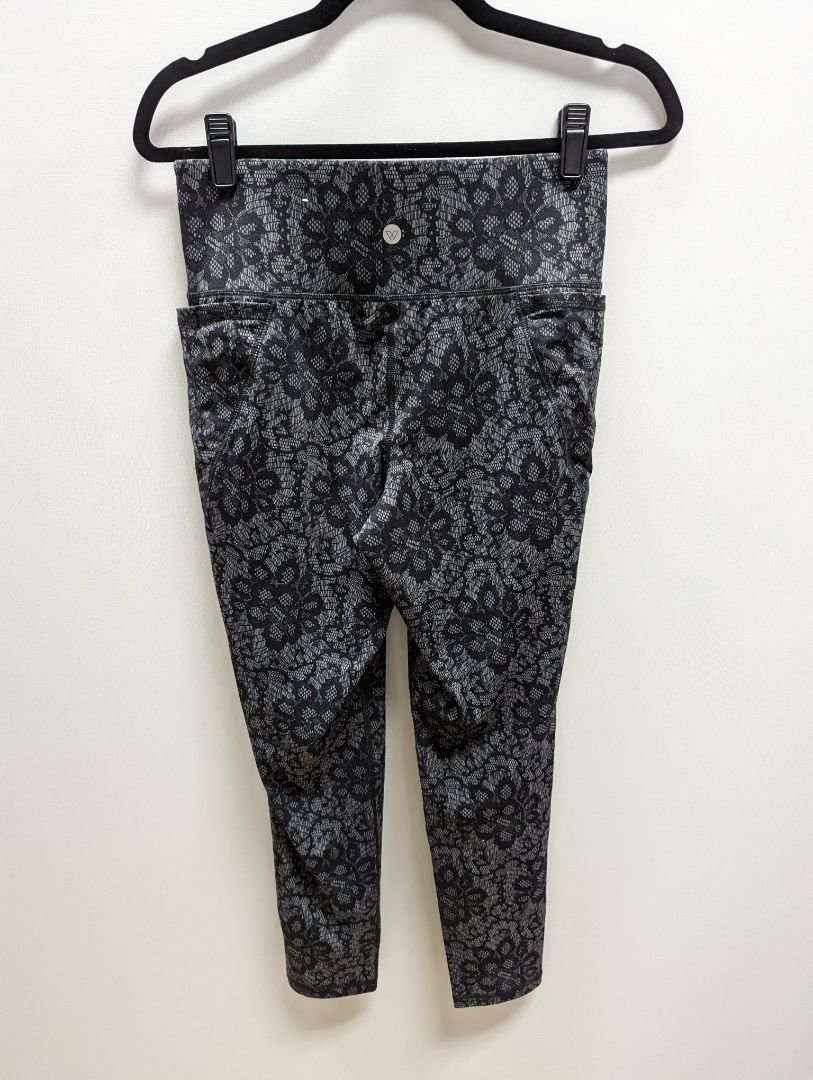 Livi Active Black/Grey Lace Leggings