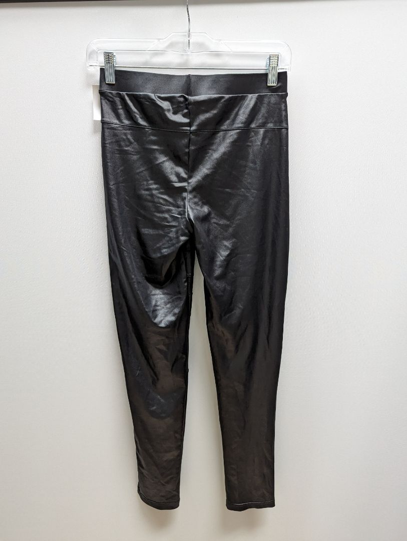 Hot Kiss Black Faux Leather Leggings