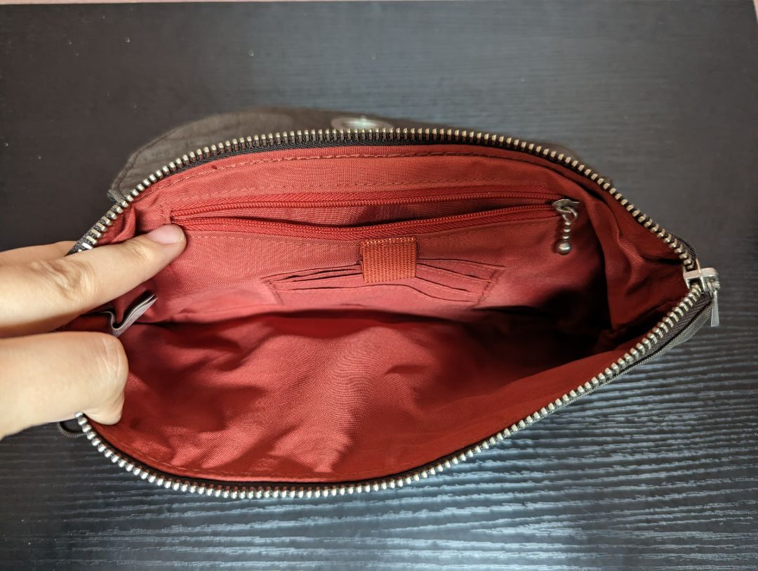 baggallini Brown Animal Print Crossbody