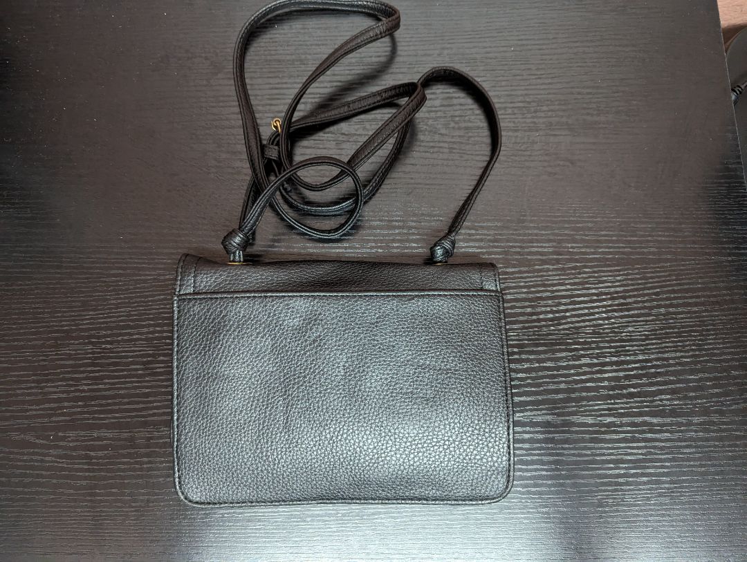 Steve Madden Black Wallet/Portfolio with Strap