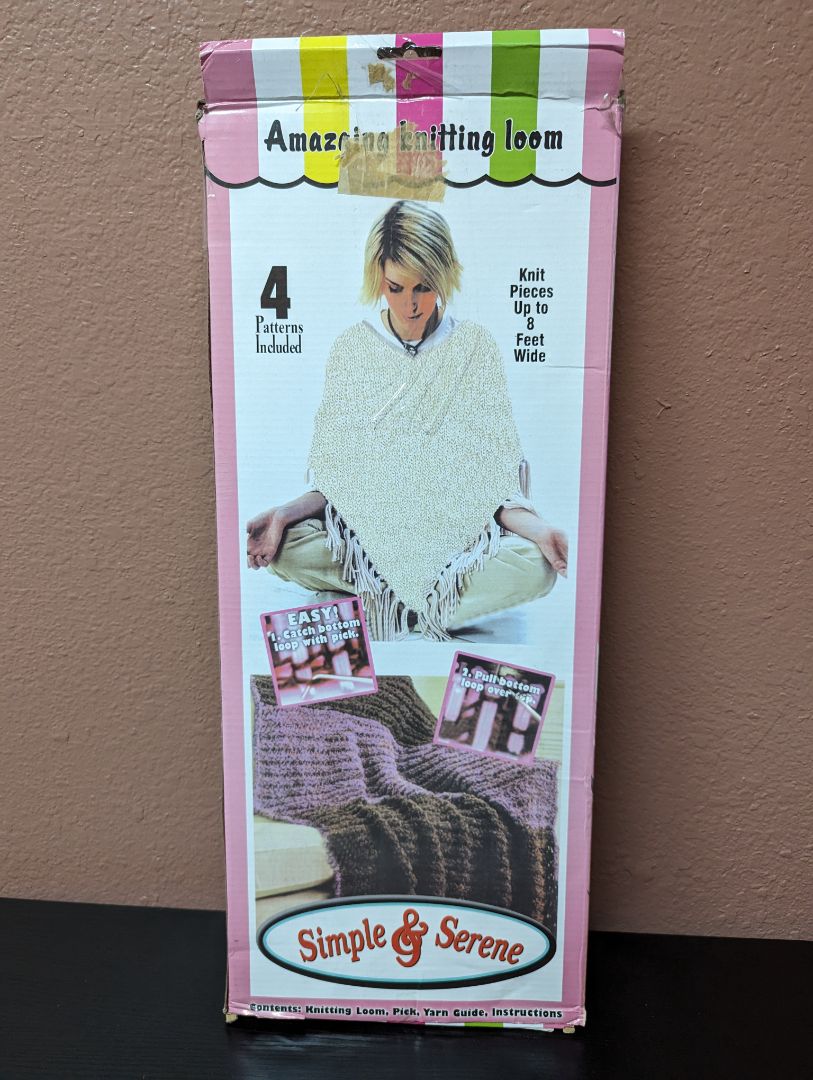 Frola Blue Knitting Board | Knit & Weave Loom Kit