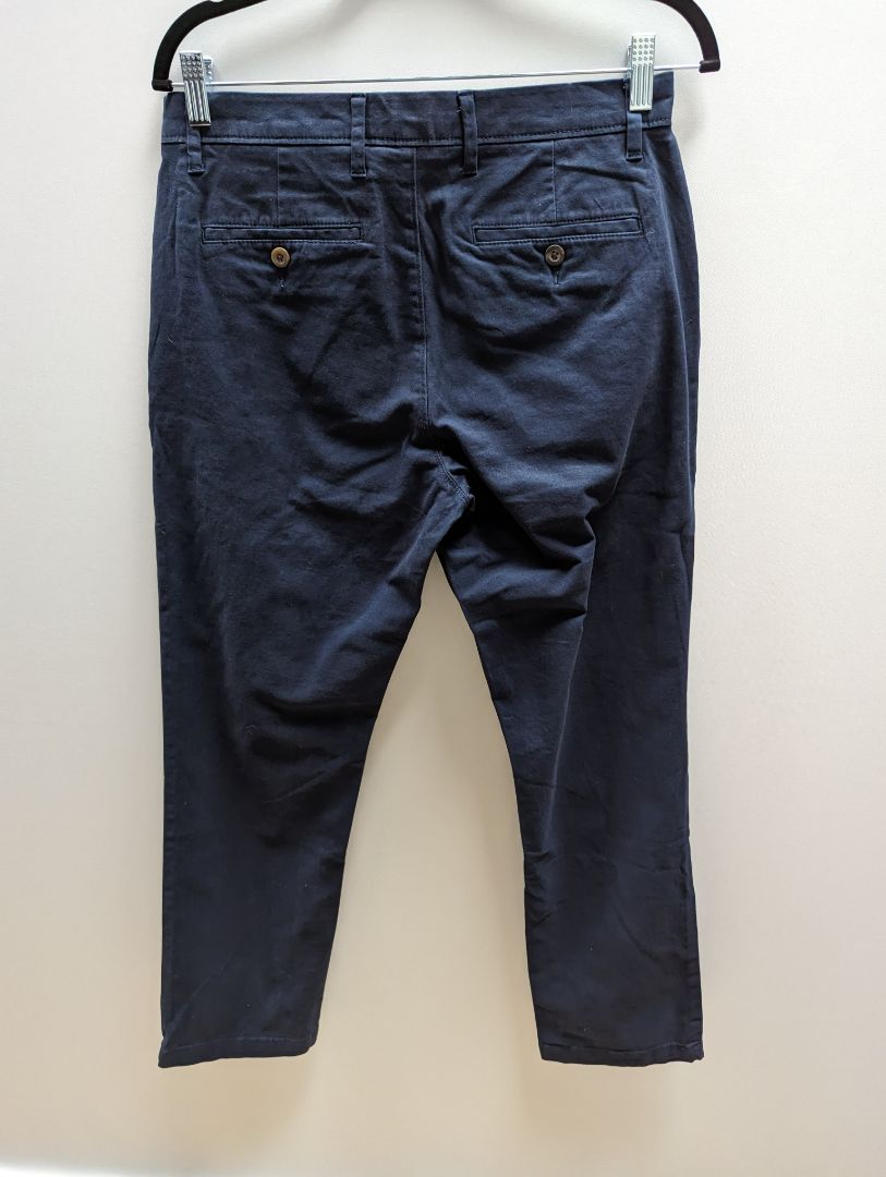 Amazon Essentials Navy Pants with Back Button Pockets