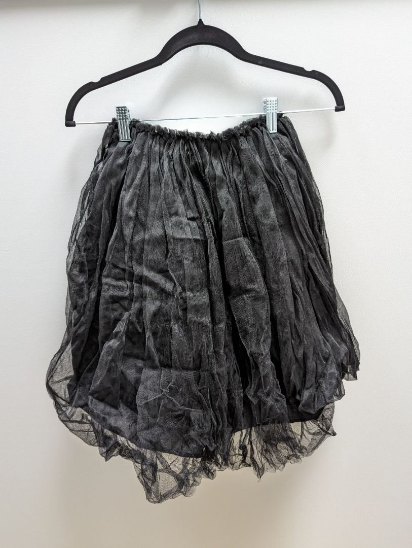 Flofallzique Black Midi Tulle Skirt