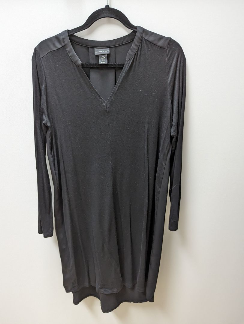 Adrienne Vittadini Black Long Sleeve Sheath Dress Adrienne Vittadini Black Long Sleeve Sheath Dress